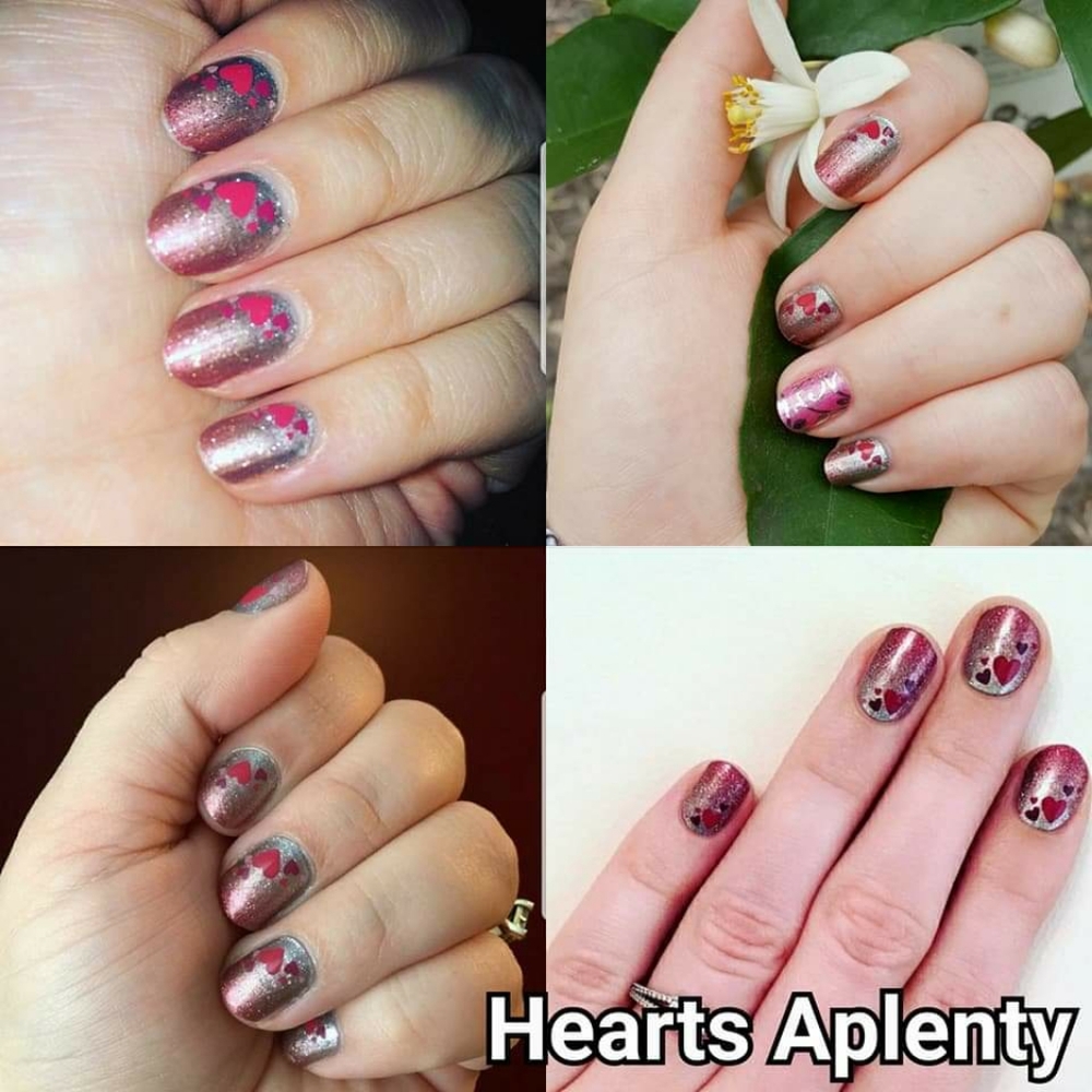 Jamberry Nail Wrap - Hearts Aplenty